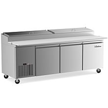 Coldline CPT-92 92" Refrigerated Pizza Prep Table - 12 Pans
