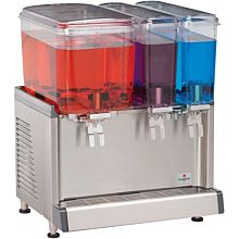 Crathco CS-3D-16 20.4" Pre-Mix Cold Beverage Dispenser w/ (1) 4.75 gal & (2) 2.4 gal Bowls, 120v