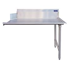 Stainless Steel DHCT-48R 30"D x 48"L Top Right Clean Dishtable