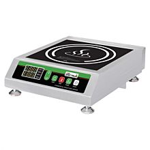 Winco EICS-18C 14-3/16" Commercial Induction Cooker Electric Ceramic Glass Surface  - 120V, 1800W