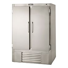 Leader ESLR48 48" 2 Solid Door Reach-In Refrigerator, Stainless Steel, ETL-S