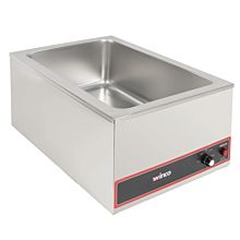 Winco FW-S500 23" Electric Countertop Food Warmer with One Full Size Pan Wells - 120V