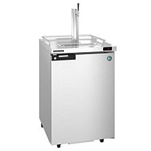 Hoshizaki DD24-S 25" Stainless Steel Direct Draw Draft Beer Cooler for 1 - 1/2 Keg with 1 Swining Solid Door - 7 Cu. Ft.