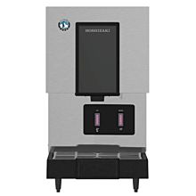 Hoshizaki DCM-271BAH-OS 17" 257 lb. Opti-Serve Series Air-Cooled Cubelet Ice Machine and Water Dispenser with 10 lb. Storage