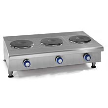  Electric Countertop 3 Round Element Hotplate - 19