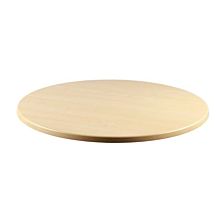 JMC Furniture Outdoor 24" Round Maple Topalit Table Top with 1 1/4" Thick Edge & 3/4" Thick Center