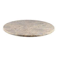 JMC Furniture Outdoor 24" Round Nevada Topalit Table Top with 1 1/4" Thick Edge & 3/4" Thick Center