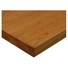 JMC Furniture Indoor 24" Square Solid Beechwood Plank-Style 1 1/4" Thick Cherry Table Top