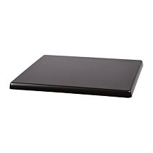 JMC Furniture Outdoor 28" Square Black Topalit Table Top with 1 1/4" Thick Edge & 3/4" Thick Center