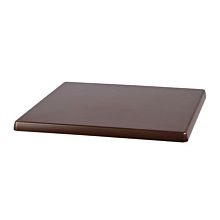 JMC Furniture Outdoor 28" Square Wenge Topalit Table Top with 1 1/4" Thick Edge & 3/4" Thick Center