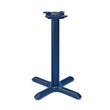 JMC Furniture TB-104 22 Indoor Cast Iron Cross Table Base - 28" Height / 10" Spider / 22" x 22" Base Spread