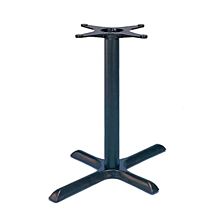 JMC Furniture TB-106 Indoor Cast Iron Cross Table Base - 28" Height / 18" Spider / 22" x 30" Base Spread