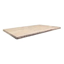 JMC Furniture Outdoor 28" Square Washington Pine Topalit Table Top with 1 1/4" Thick Edge & 3/4" Thick Center