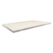  Round White Wood Topalit Table Top with 1 1/4