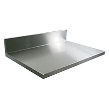 BCT-BS2460 24"D x 60"L Stainless Steel Counter Tops w/ Stainless Steel 6" Boxed Backsplash