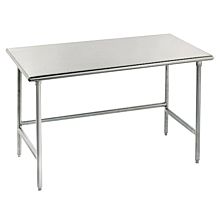 SG1472-RCB - 14"D x 72"L Stainless Steel Work Table w/ Cross Bar