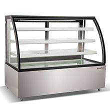 Marchia MBT72 72" Curved Glass Refrigerated Bakery Display Case, High Volume