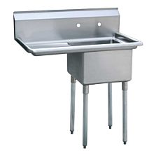 Atosa MRSA-1-L 39" MixRite Stainless Steel One Compartment Sink 
