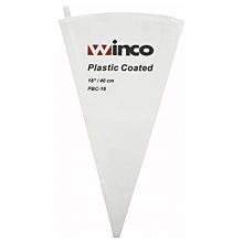 Winco PBC-16 16" Plastic Lined Canvas Pastry Bag