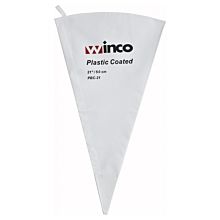 Winco PBC-21 21" Plastic Lined Canvas Pastry Bag