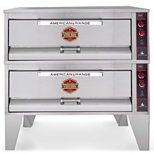 American Range ARSD-6062-BL-NG Stonebake 78" Brick Lined Double Deck Natural Gas Pizza Oven - 200,000 BTU
