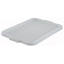 Winco PL-57W Cover for White Polypropylene Dish Box