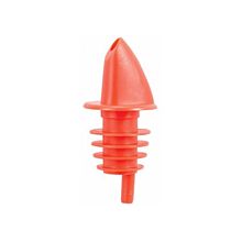 Winco PPR-2R Red Plastic Free-Flow Pourer