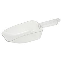 Winco PS-20 Clear 20 oz. Polycarbonate Scoop