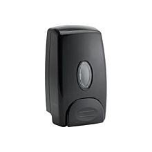 Winco SD-100K Black 1 Liter Manual Soap Dispenser