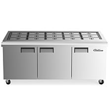 Coldline SMB72-N 72" Stainless Steel Refrigerated Salad Bar, Buffet Table