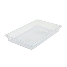 Winco SP7102 Full Size Clear Polycarbonate Food Pan - 2 1/2" Depth