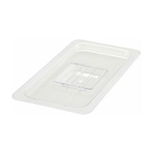 Winco SP7300S 1/3 Size Clear Polycarbonate Solid Food Pan Cover