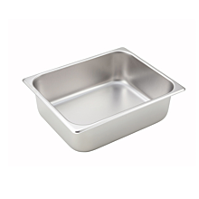 Winco SPH4 1/2 Size Steam Table Food Pan, 4" Deep