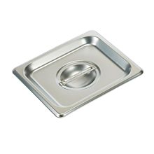 Winco SPSCS 1/6 Size Stainless Steel Solid Food Pan Cover
