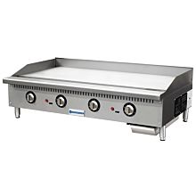 Standard Range SR-G48-T 48" Commercial Countertop 4  Burner Gas Griddle with Thermostatic Control - 120,000 BTU