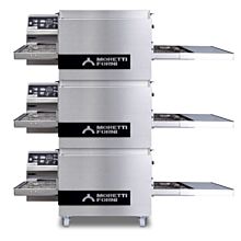 Ampto T64EV3 48" Triple Deck Moretti Forni Electric Conveyor Oven with 16" Belts