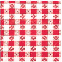 Winco TBCS-52R Red Square Table Cloth