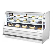 Turbo Air TCGB-72-DR Curved Glass Dry Bakery Case