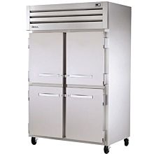 True STG2H-4HS 53" Spec Series Reach-In Two-Section Solid Half Swing Door Mobile Heated Cabinet