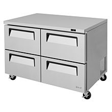 Turbo Air TUF-48SD-D4-N 48" Super Deluxe Series Four Drawer Undercounter Freezer - 12 Cu. Ft.