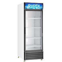 Unity U-GM1 24" One Glass Door Merchandiser Refrigerator with LED Lighting