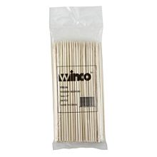 Winco WSK-06 6" Bamboo Skewers - Bag of 100