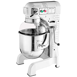 Prepline B30M 28 Qt. Gear Driven Planetary Stand Mixer with Guard