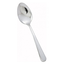 Winco 0002-03 7" Windsor Flatware Stainless Steel Dinner Spoon