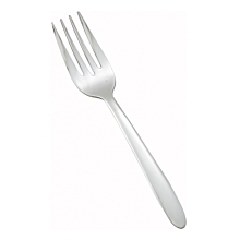 Winco 0019-06 Flute 6-1/4" Flatware Stainless Steel Salad Fork