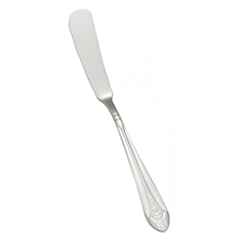 Winco 0031-12 6-3/4" Peacock Flatware Stainless Steel Butter Spreader