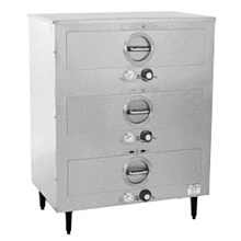 Toastmaster 3C84DT09 29" Free-Standing 3 Drawer Warmer with Independent Thermostats - 120V, 1350W