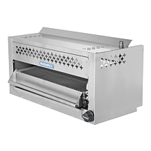 Turbo Air Radiance TARG-2B24G 2 Burner Gas Commercial Range with Oven & Griddle - 136K BTU
