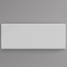 Prepline 10" x 27.5" x 1/2" White Polyethylene Cutting Board