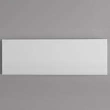 Prepline 10" x 36.2" x 0.5" White Polyethylene Cutting Board